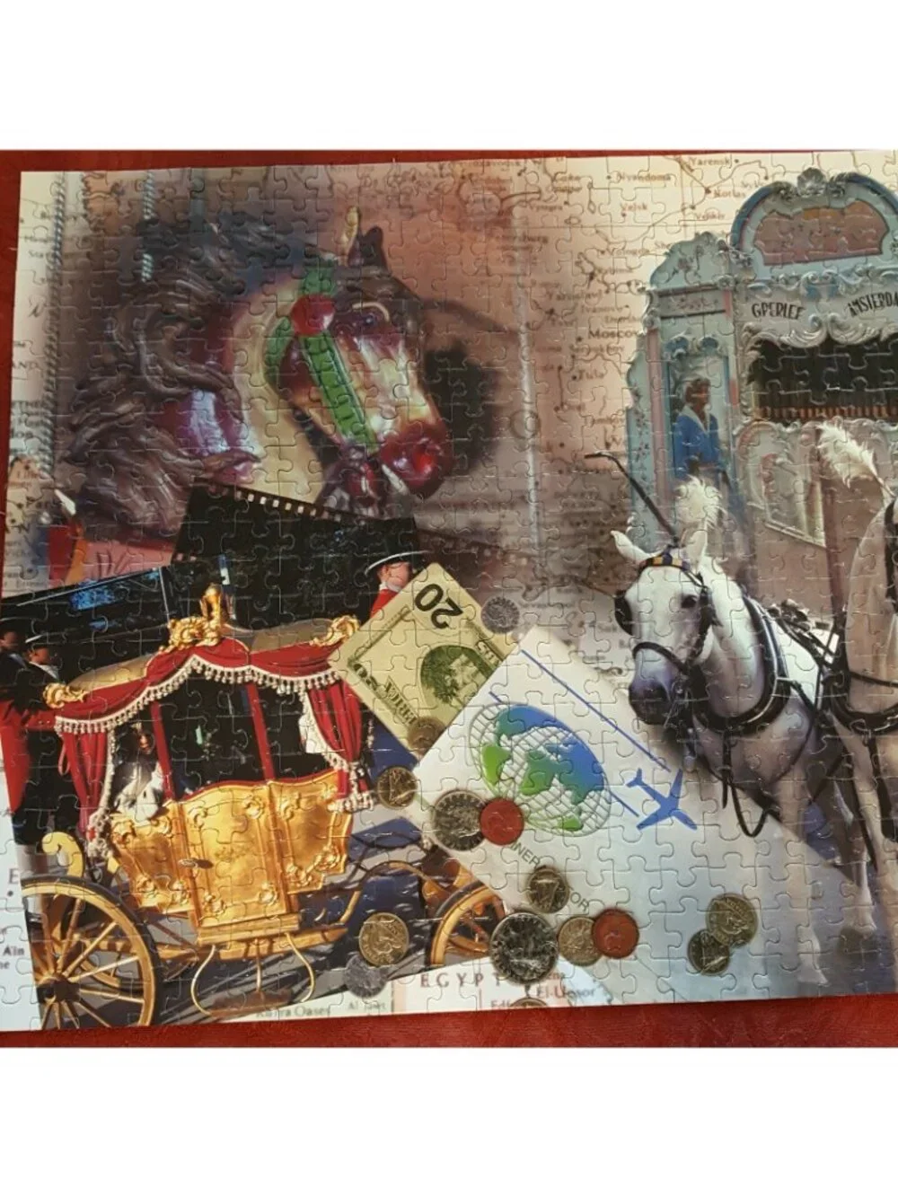 550 Piece Vintage Hasbro Guild Puzzle COMPLETE 